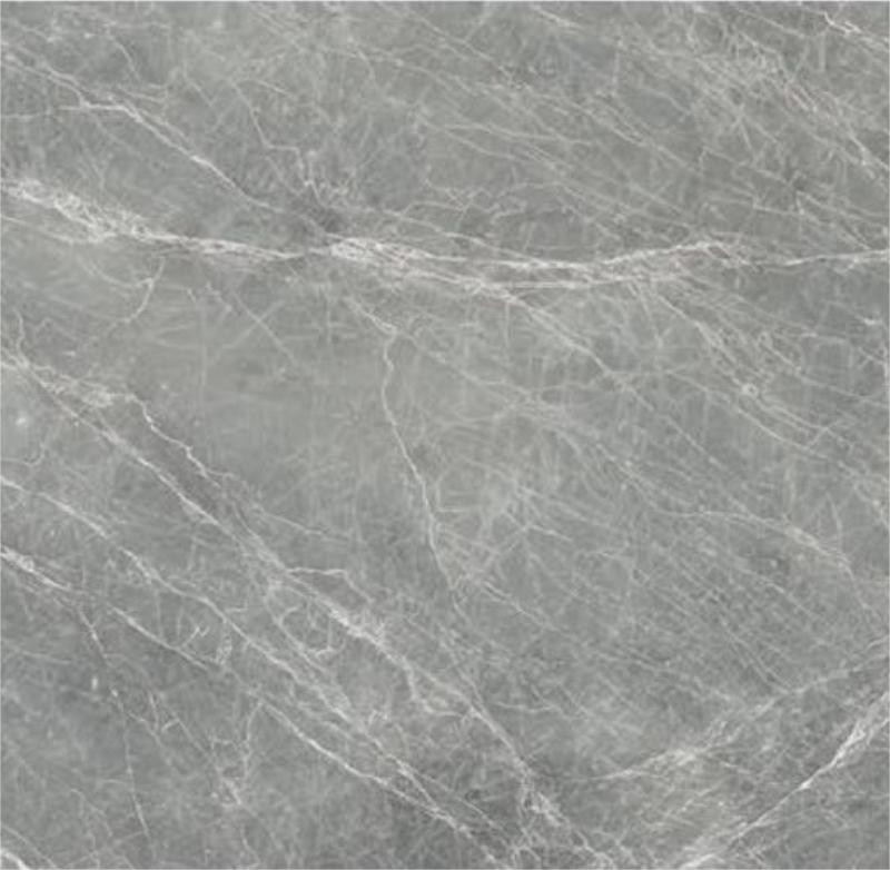 1.8cm Grau mit weiß polierten Küchenarbeitsplatten Granit und Marmor