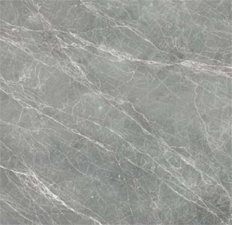 1.8cm Grau mit weiß polierten Küchenarbeitsplatten Granit und Marmor