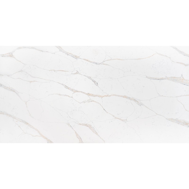 Calacatta Gold Details Sehr gut Quarz Oberfläche 2/3 Cm Badezimmer Eitelkeit Flexurfestigkeit 40-70