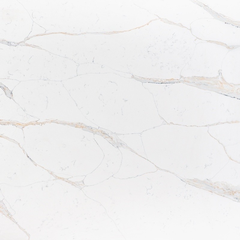 Calacatta Gold Details Sehr gut Quarz Oberfläche 2/3 Cm Badezimmer Eitelkeit Flexurfestigkeit 40-70