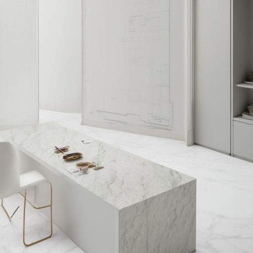 Hochglänzende Quarzoberfläche der Passerby-Serie mit Wasseraufnahme unter 0,05%