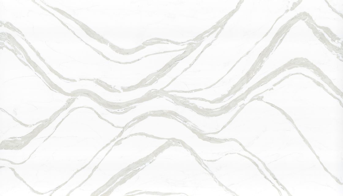 OLK7528 Große Welle Naturstein Stil Auftragnehmer und Großhändler Lieblings Quarz Stein Oberflächen