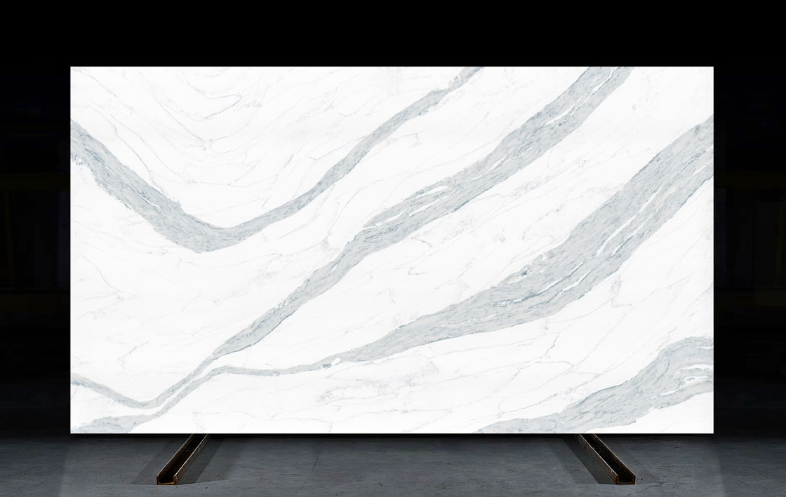 OLK7526 Starke Wellen Natürliche Steinoptik - Beliebte Quarzstein-Oberflächen für Bauunternehmer und Großhändler