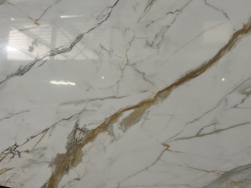 OLC510T Calacatta Gold gedruckte Stein Auftragnehmer und Großhändler Lieblings HD Inkjet Drucktechnologie Platte