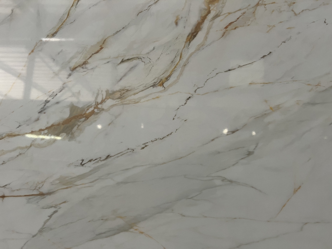 OLC510T Calacatta Gold gedruckte Stein Auftragnehmer und Großhändler Lieblings HD Inkjet Drucktechnologie Platte