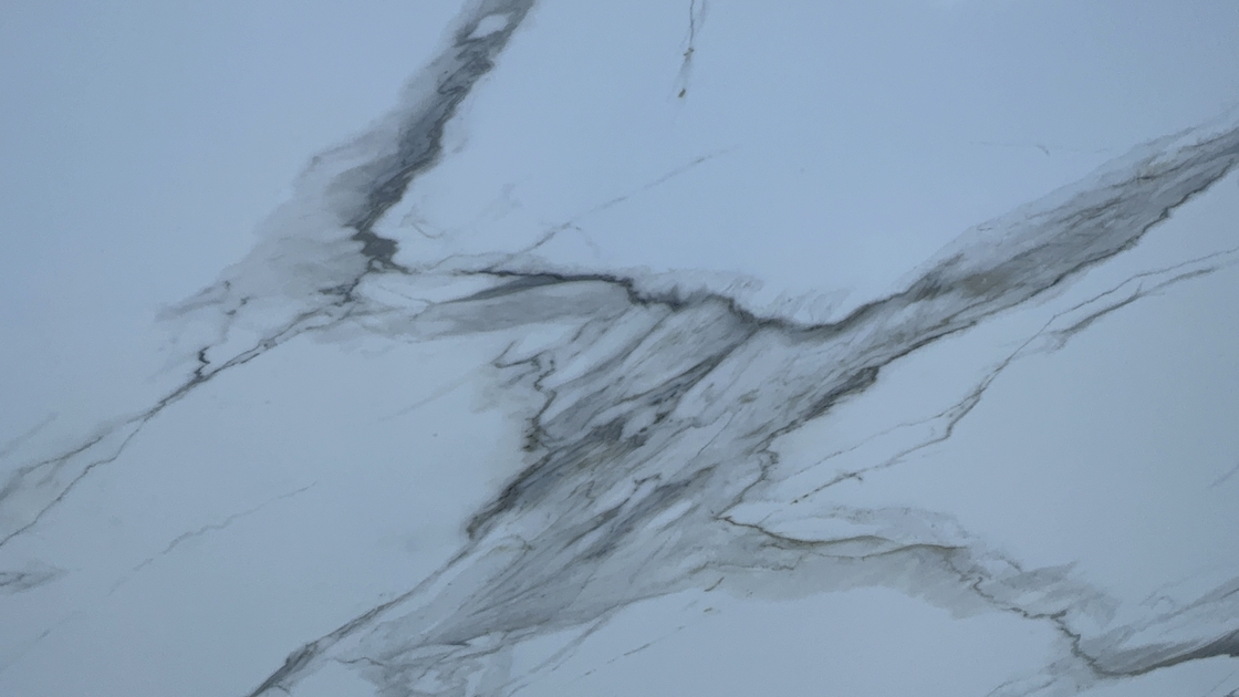 OLK1003G Calacatta Gold Neue Kollektion Vain Zu Full Body Bedruckter Quarzstein Hd Inkjet Drucktechnologie Platte