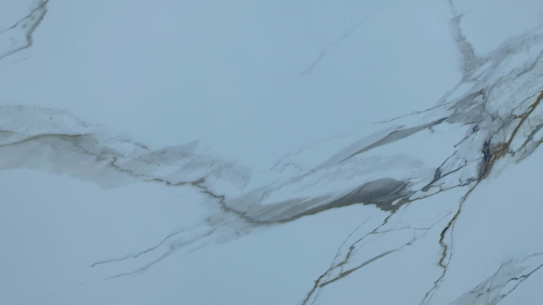 OLK1003G Calacatta Gold Neue Kollektion Vain Zu Full Body Bedruckter Quarzstein Hd Inkjet Drucktechnologie Platte